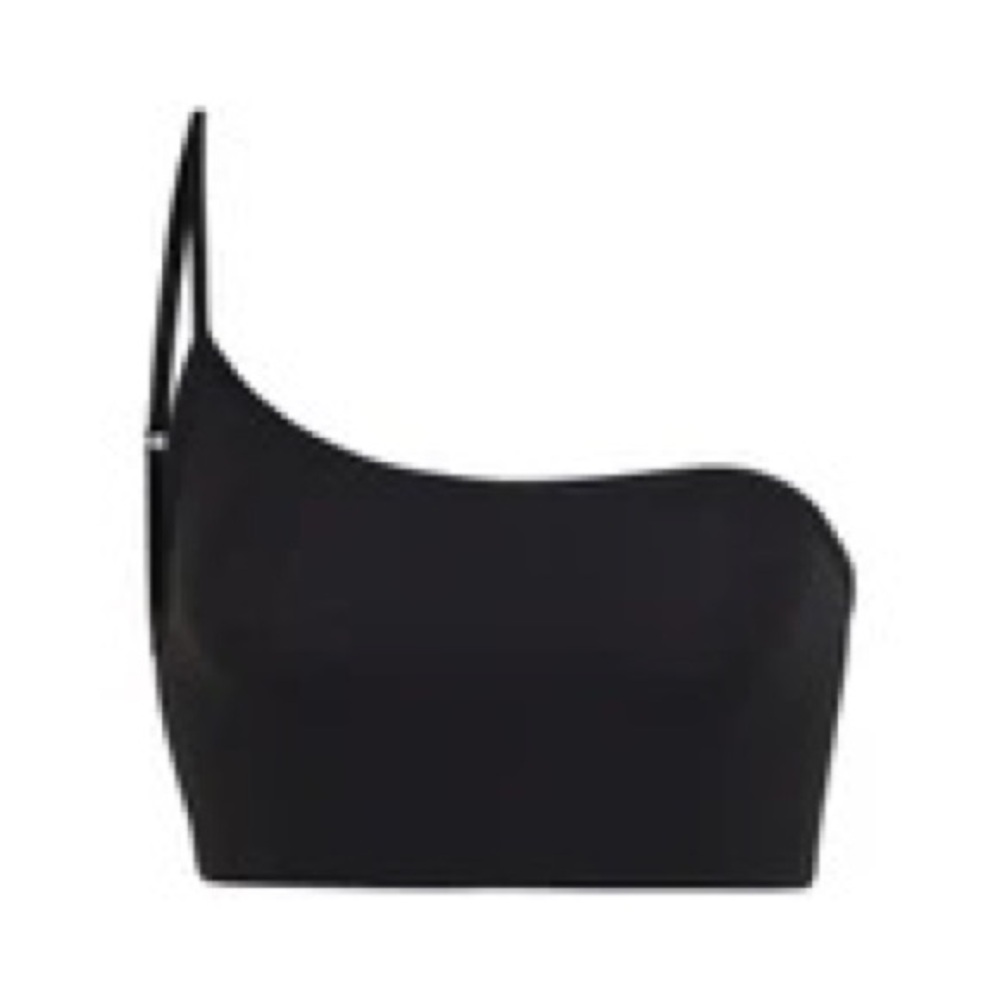 Skims One Shoulder Bralette - Onyx Black